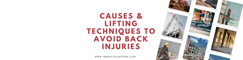 Causes and lifting techniques to avoid back injuries